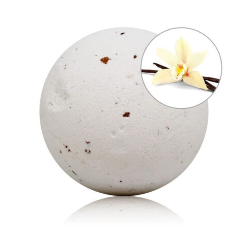 TALOKA - VANILLA SCENTED BATH BOMB WITH ROSE...
