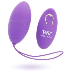 WOMANVIBE - ALSAN SILICONE REMOTE CONTROL EGG PURPLE 2