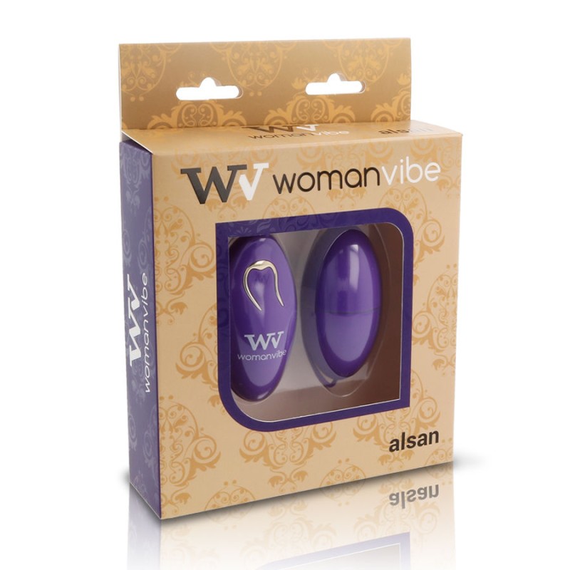 WOMANVIBE - ALSAN SILICONE REMOTE CONTROL EGG...