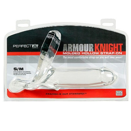 ARMOUR KNIGHT - XL - S/M FUNDA CON BANDA TRANSPARENTE