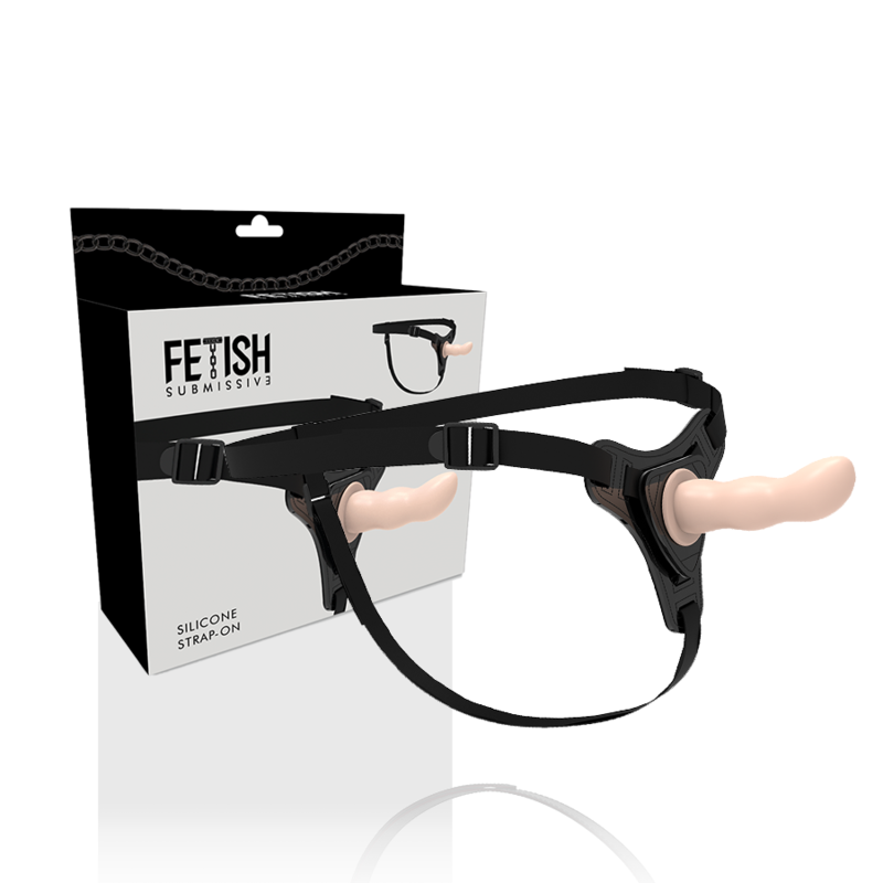 FETISH SUBMISSIVE HARNESS - FLESH SILICONE...