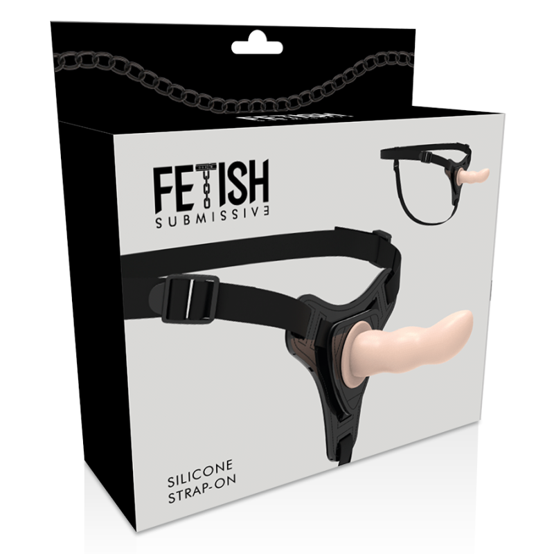 FETISH SUBMISSIVE HARNESS - FLESH SILICONE...