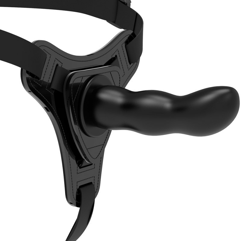 FETISH SUBMISSIVE HARNESS - BLACK SILICONE...