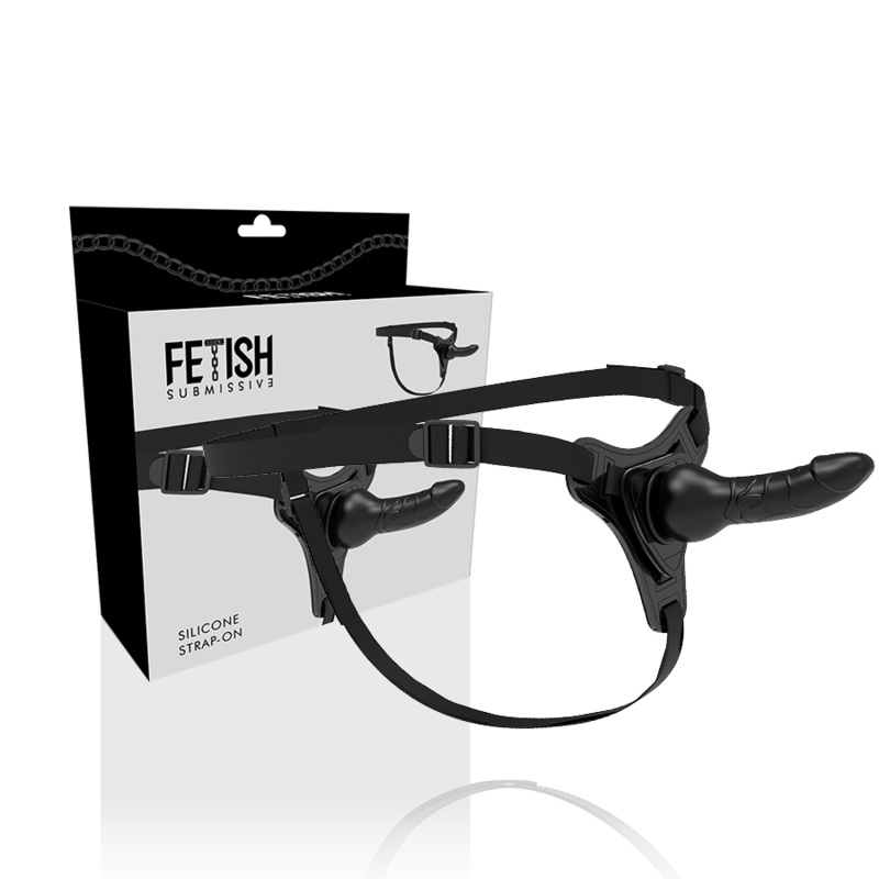 FETISH SUBMISSIVE HARNESS - BLACK SILICONE...