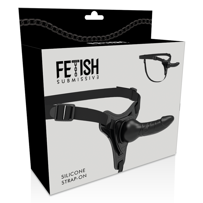 FETISH SUBMISSIVE HARNESS - BLACK SILICONE...