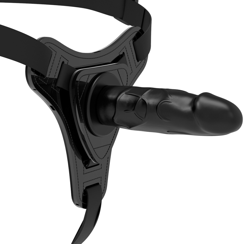 FETISH SUBMISSIVE HARNESS - REALISTIC BLACK...