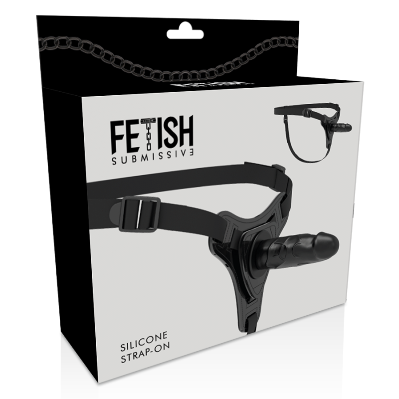 FETISH SUBMISSIVE HARNESS - REALISTIC BLACK...