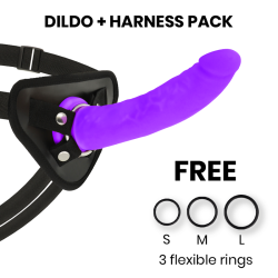 DELTA CLUB - TOYS ARNES + DONG PURPLE SILICONE 20 CM -O-...