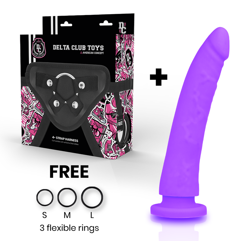 DELTA CLUB - TOYS ARNES + DONG PURPLE SILICONE...