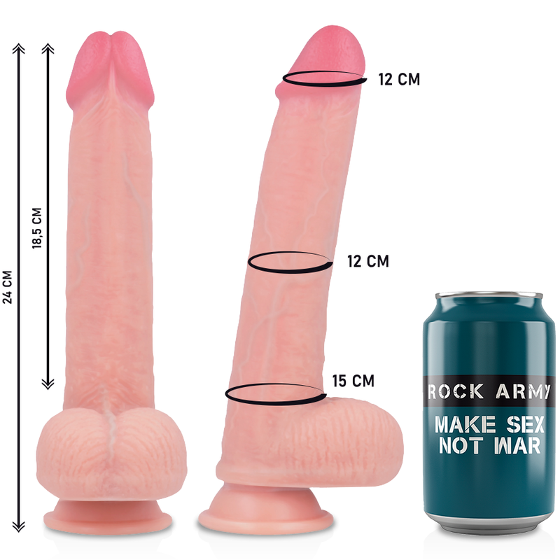 ROCKARMY - ARN S + LIQUID SILICONE DILDO...