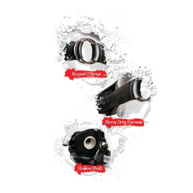 FETISH FANTASY EXTREME - HOLLOW STRAP-ON BLACK