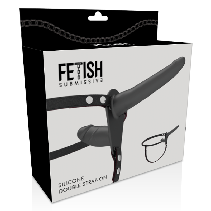 FETISH SUBMISSIVE HARNESS - BLACK DOUBLE...