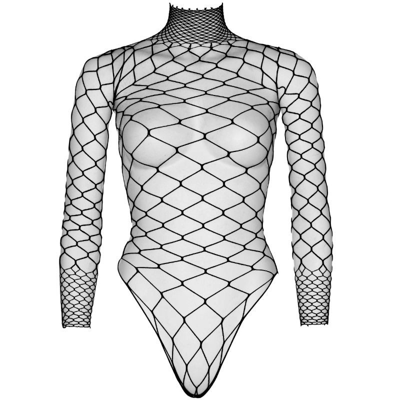 LEG AVENUE TEDDY CUERPO DE RED MANGA LARGA...