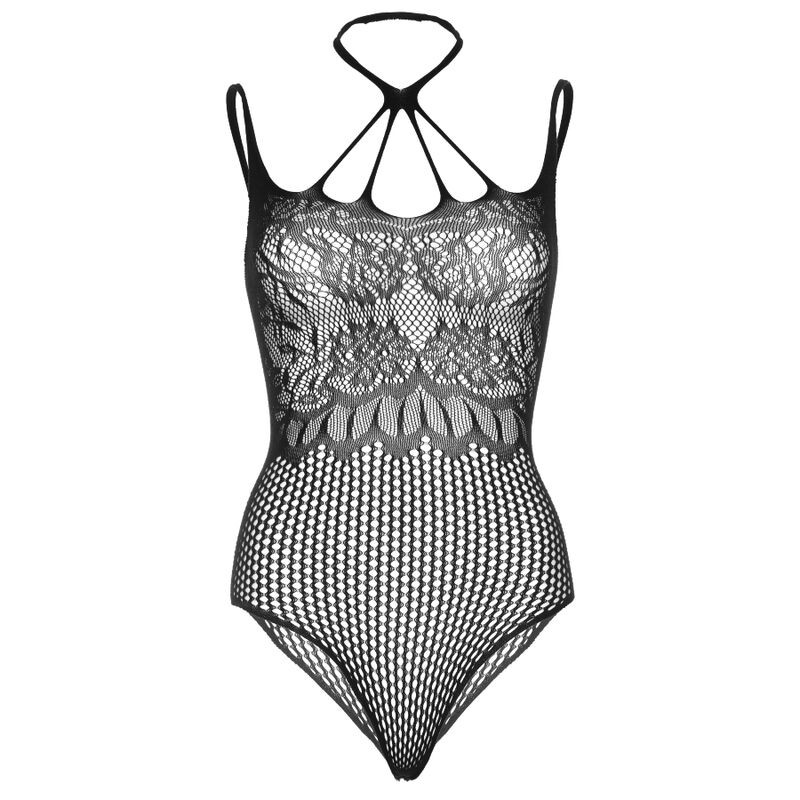 LEG AVENUE TEDDY CUELLO HALTER CON TIRANTAS...