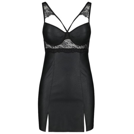 PASSION - LOONA CHEMISE CUERO ECOLOGICO S/M