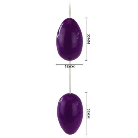 BAILE -TWINS BALLS BOLAS ANALES LILA