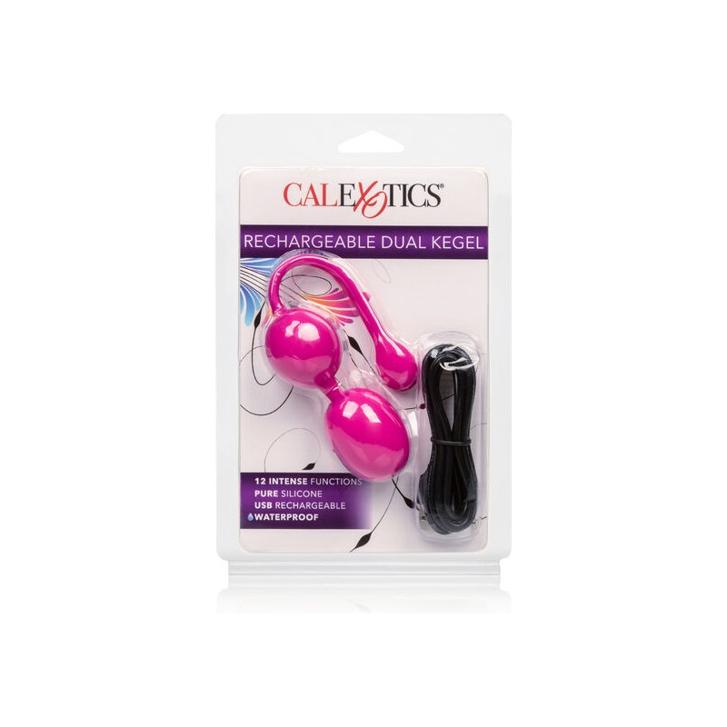 CALEX BOLAS DUAL KEGEL RECARGABLES ROSA