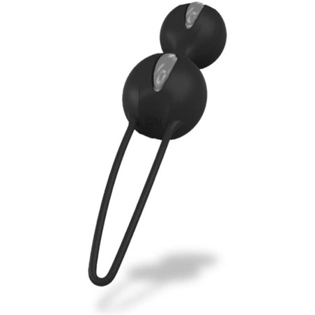 FUN FACTORY - SMARTBALLS DUO BOLAS PELVICAS GRIS/NEGRO