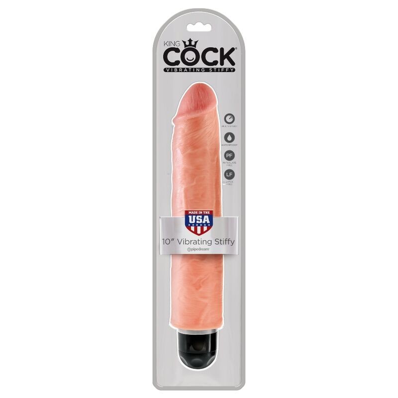 KING COCK - VIBRADOR REALÍSTICO STIFFY 25.4 CM...
