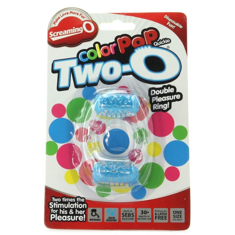 SCREAMING O - COLOR POP TWO-O ANILLO AZUL