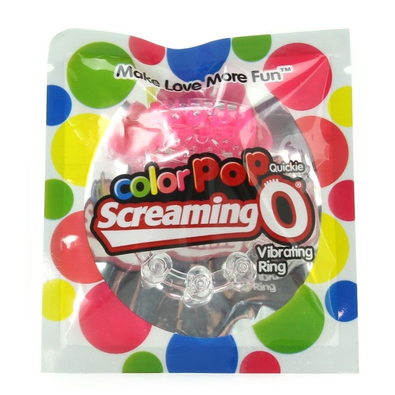 SCREAMING O - COLOR POP QUICKIE ANILLO ROSA