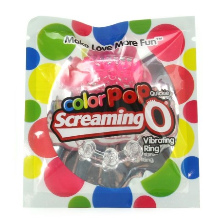 SCREAMING O - COLOR POP QUICKIE ANILLO ROSA