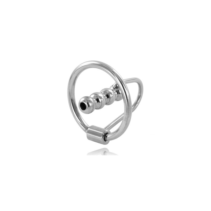 METALHARD ANILLO GLANDE CON PLUG URETRAL 28MM