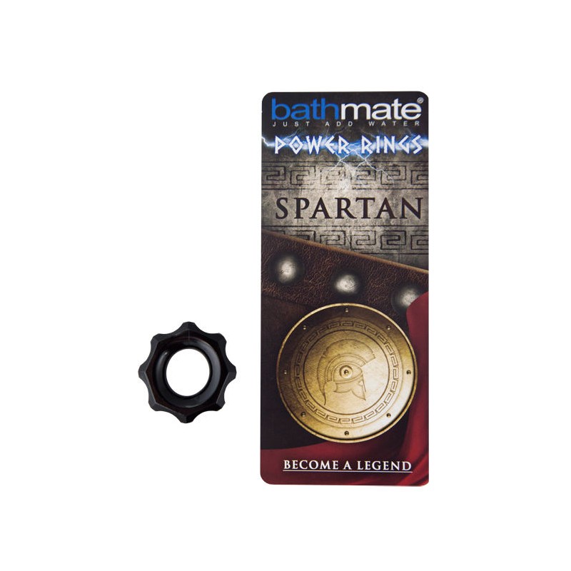 BATHMATE - SPARTAN BLACK PENIS RING