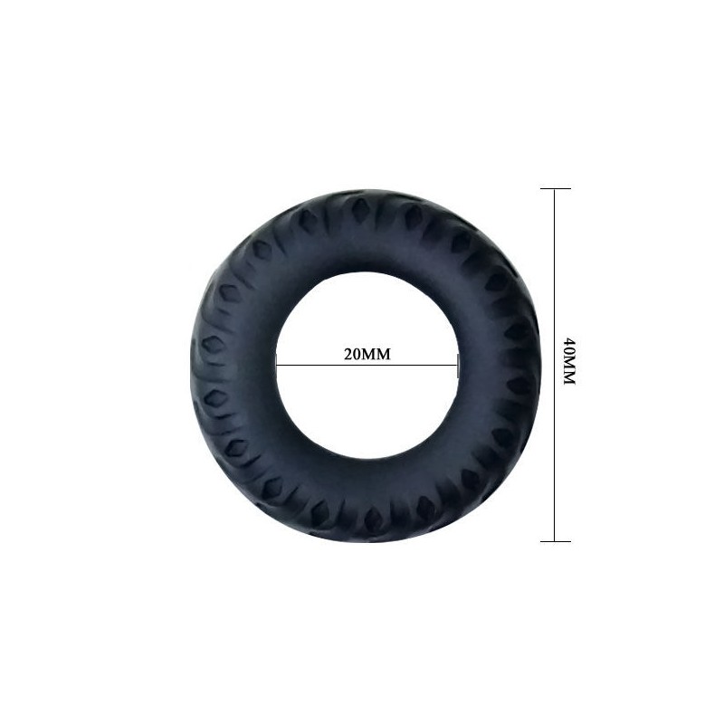 BAILE - TITAN COCKRING BLACK GREEN 2 CM