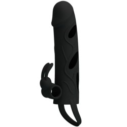 PRETTY LOVE - SILICONE COVER WITH VIBRATION 14 CM 1.0 2