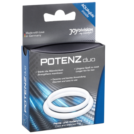 JOYDIVISION POTENZDUO - WHITE RINGS - M
