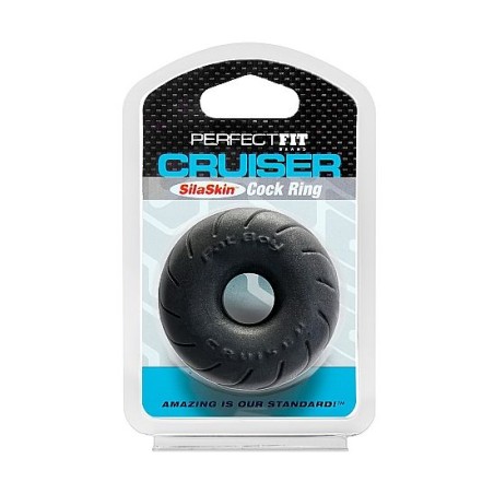 ANILLO CRUISER PERFECTFIT FAT BOY SILASKIN NEGRO