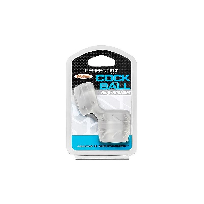 AJUSTE PERFECTO SILASKIN COCK  BALL TRANSPARENTE