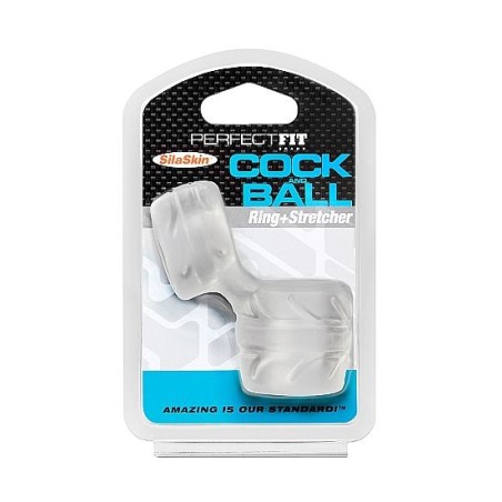 AJUSTE PERFECTO SILASKIN COCK  BALL TRANSPARENTE