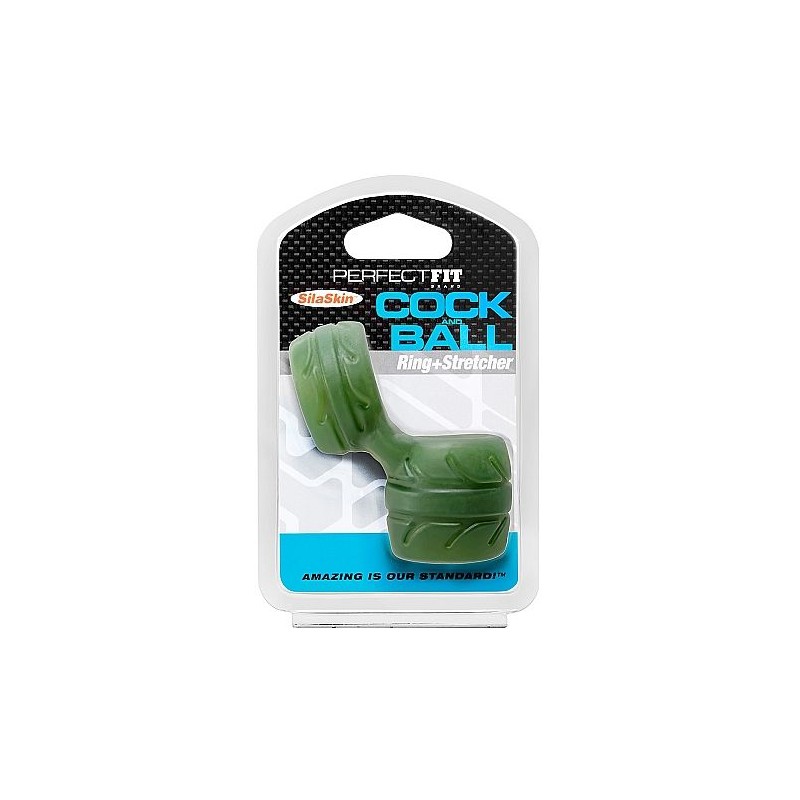 PERFECT FIT SILASKIN COCK  BALL VERDE