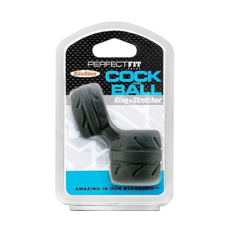 PERFECT FIT SILASKIN COCK  BALL NEGRO