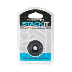ANILLO PARA EL PENE PERFECTFIT STACK IT NEGRO 2