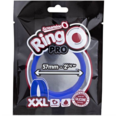 SCREAMING O - ANILLO PENE Y TESTICULOS RING XXL AZUL