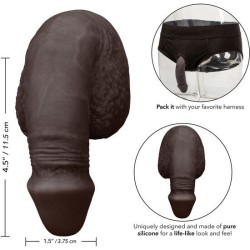 CALEXOTICS - PACKING PENIS PENE DE SILICONA 12.75CM NEGRO 2