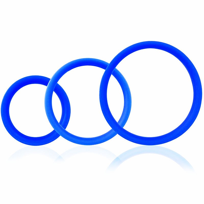 SCREAMING O - RING PRO SET 3 ANILLOS AZUL