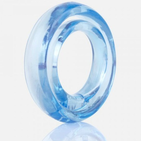 SCREAMING O - RING O2 ANILLO DOBLE PENE Y TESTICULOS AZUL