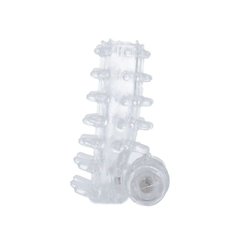 CASUAL LOVE - RING VIBRATING SLEEVE TRANSPARENT