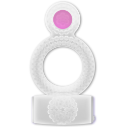 CASUAL LOVE - RING VIBRATING DOUBLE PLEASURE TRANSPARENT 2