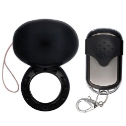 SPIRIT - VIBRATING REMOTE CONTROL COCK RING BLACK 2