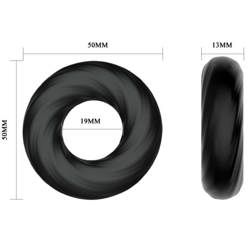 CRAZY BULL - SPIRAL SILICONE RING