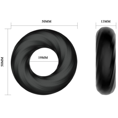 CRAZY BULL - SPIRAL SILICONE RING