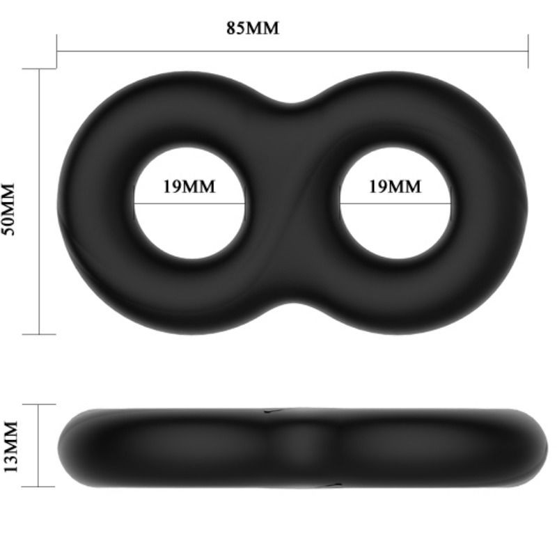 CRAZY BULL - DOUBLE INFINITY SILICONE RING