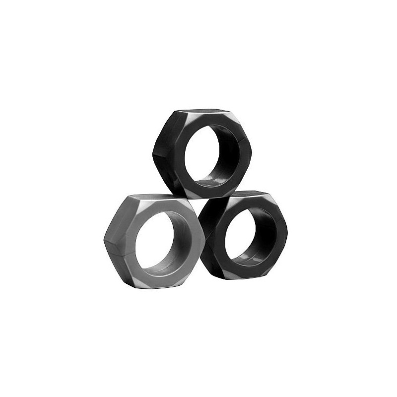 TOM OF FINLAND - KIT 3 ANILLOS