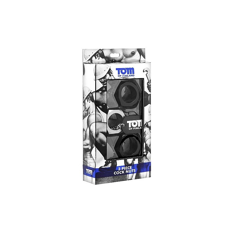 TOM OF FINLAND - KIT 3 ANILLOS