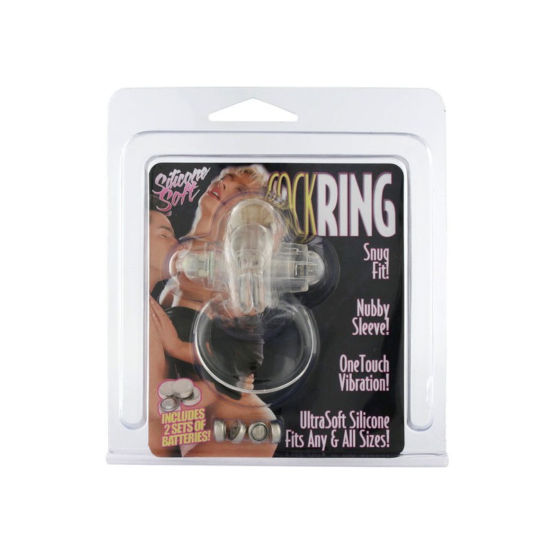 SEVEN CREATIONS - TRANSPARENT SILICONE VIBRATOR...